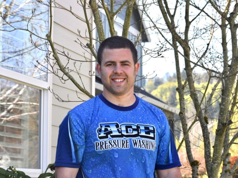 Aaron, owner of Ace Pressure Washing